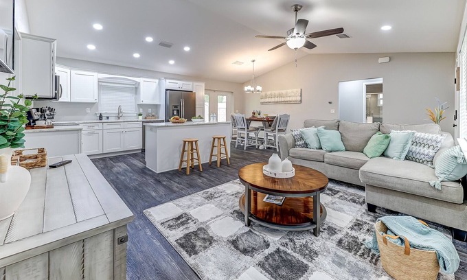 Sebring House | Sleek Serenity + Enclosed Porch in Sebring