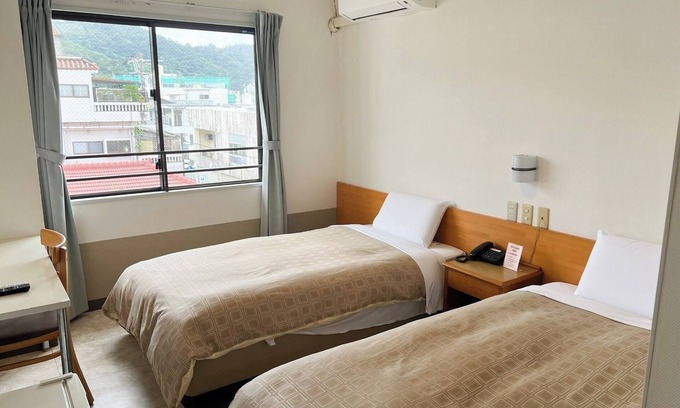 Nago Hotel | Smoking Twin room with unit bath/Nago Okinawa
