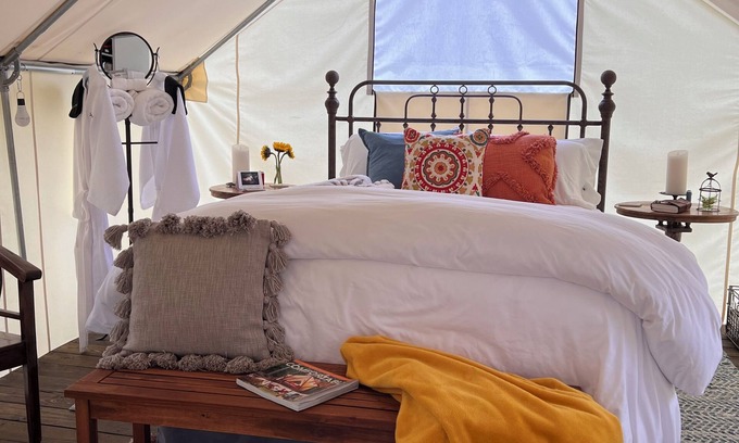 Waynesville Cabin | Smoky Mountain Glamping - Luxury Canvas Tent Camping in Western North Carolina