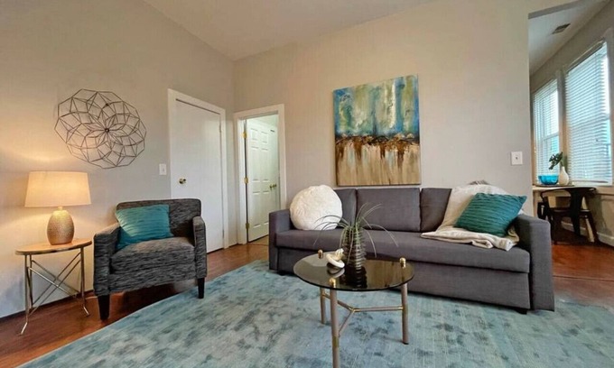 Cincinnati Apartment | Soccer Stadium Walk, Fast Drive to OTR & Downtown