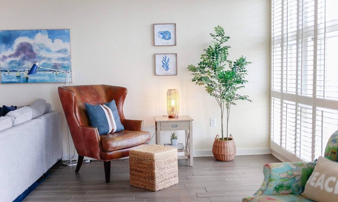Sandbridge Apartment | Sojourn Ocean View Oasis Ocean & Bay Views
