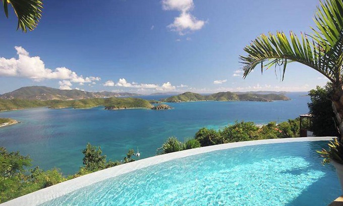 Johnson Bay Villa | Solemare - Stunning views of Coral Bay, Pool, A/C