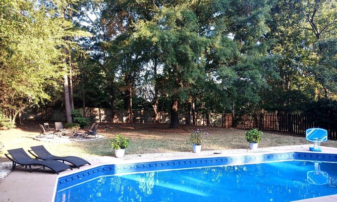 Wessex Square House | South Charlotte 3BR w/Pool, Hot Tub & Pet-Friendly - Near Ballantyne!