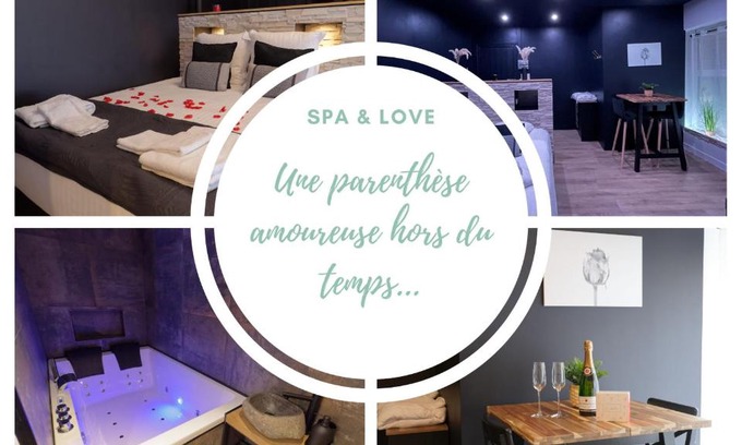 Aulnat Apartment | Spa & Love - Balnéo - Queen size - Cocooning