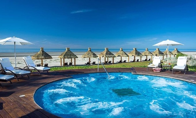 Sandy Beach Resort | Spacious 1-Bedroom Suite with Kitchen and Balcony