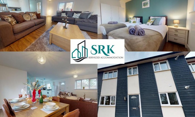 Peterborough House | Spacious 2 Bedroom Corporate Apartment by Srk Serviced Accommodation