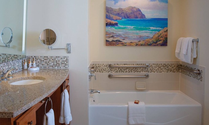 Koloa Villa | Spacious 2 Bedroom Presidential Lower Level at the Beautiful Bali Hai Villas.
