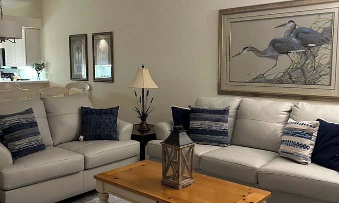 Imperial Golf Estates Condo | Spacious 3-bedroom first floor coach home with attached garage in North Naples