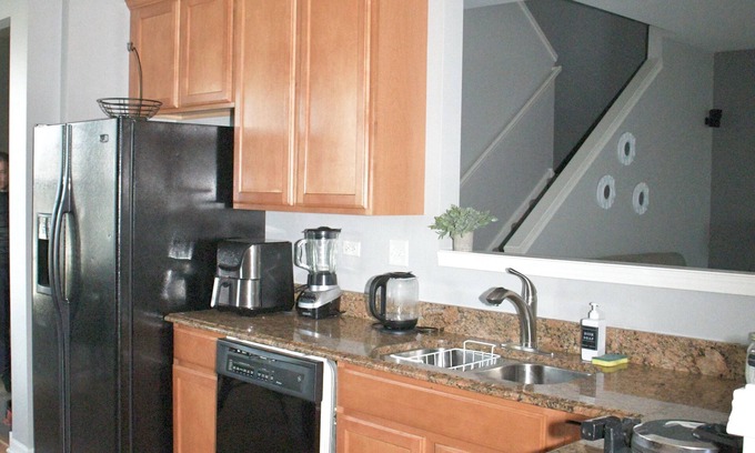 Streamwood House | Spacious 3 bedroom home with King bed/Queen bed. Fun game room and Theater room.