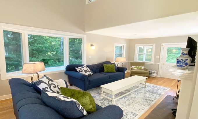Shorewood-Tower Hills-Harbert House | Spacious 3-story home near Warren Dunes great for families. Pet Friendly!