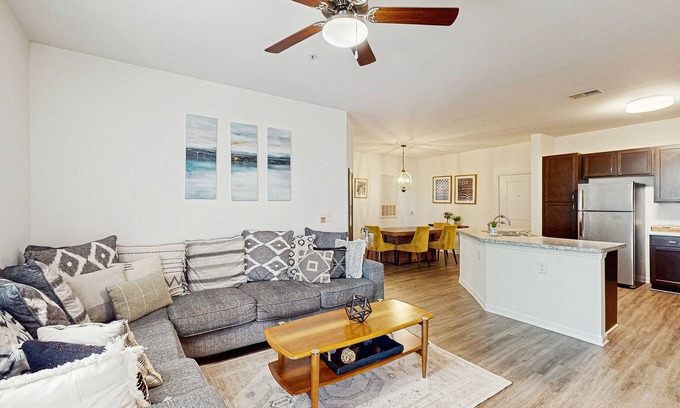 Goose Creek Condo | Spacious 3BR in Pet Friendly Walkable Resort w/Pool