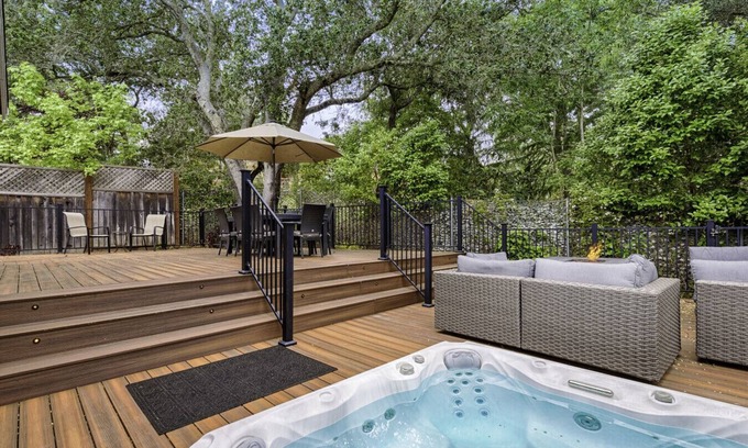 Fetters Hot Springs-Agua Caliente House | Spacious 4BD 3BA with hot tub, fire pit, and wraparound deck