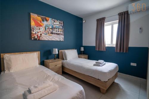 Pieta Apartment | Spacious 4BR,4BATH with AC, Balcony, WIFI & Terrace by 360 Estates