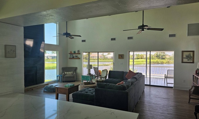 The Dunes House | Spacious 4BR Lakeview Getaway, Gourmet Kitchen + Family-Friendly Fun
