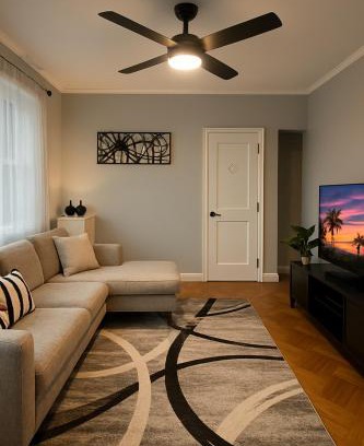 Jersey City Apartment | Spacious 4BR near NYC with Parking, 10min MetLife, 20min Times Sq