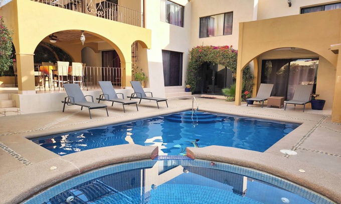 Cabo Bello House | Spacious 5-Bedroom Oasis with Private Pool, Jacuzzi & Beach Access