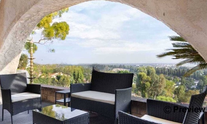 Whittier Villa | Spacious 6-bedroom villa on hills with breathtaking LA skyline and city views