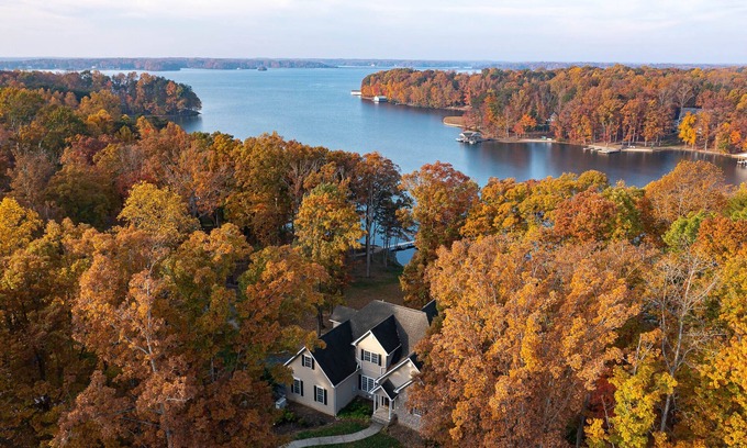 Bumpass House | Spacious 6-bedroom waterfront w/incredible views