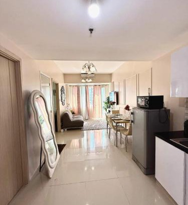 Santo Cristo Apartment | Spacious and Aesthetic 2 Bedroom with City-View Balcony at Grass Residences QC