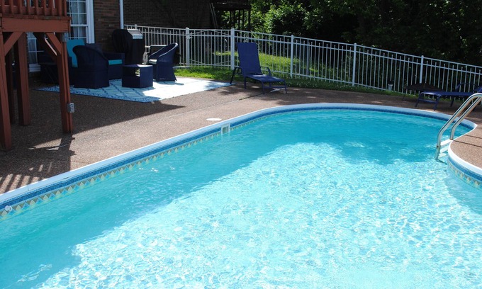 Nashville House | Spacious, beautifully designed, spectacular views, salt water pool.