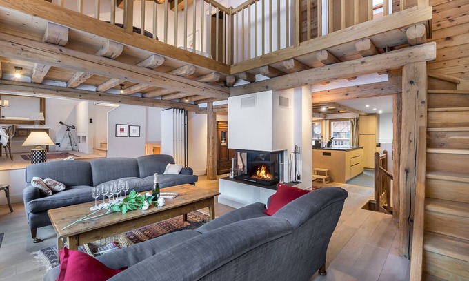 Le Praz Ski Chalet | Spacious Chalet in the Heart of Courchevel Village with Modern Amenities