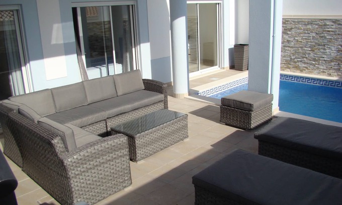 Salema Villa | Spacious, contemporary villa with sun roof, pool and balcony