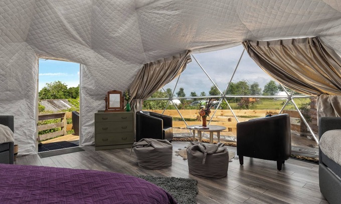 Fishguard RV Rental | Spacious Domes nestled in the heart of North Pembrokeshire. Glamping at its best