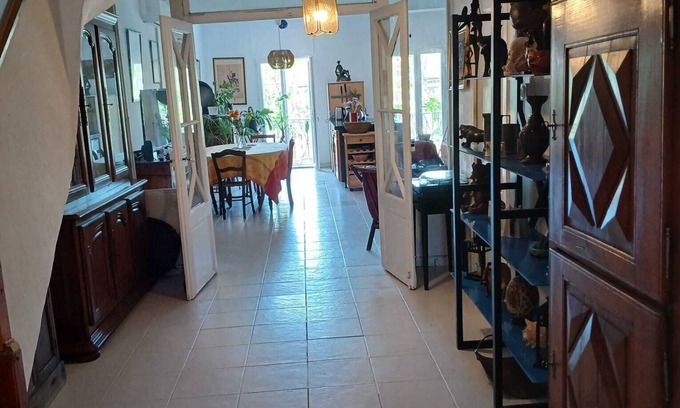 Serignan Apartment | Spacious duplex apartment ideally located large terrace village center