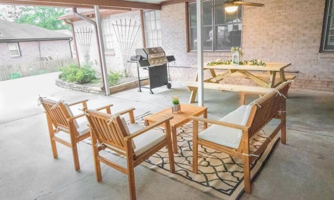 Columbus House | Spacious Game & Grill Retreat Near Ft. Moore & CSU