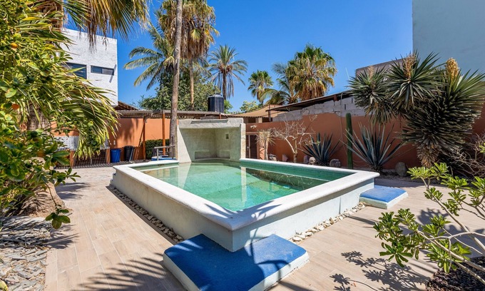 El Centenario House | Spacious home with private pool, garden, and washer/dryer