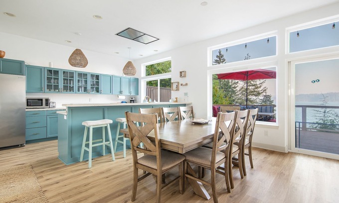 Hoodsport House | Spacious Home with Hood Canal Views, Hot Tub, Game Room & Dog Friendly