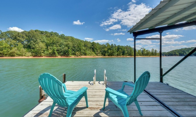 Anderson House | Spacious Lake Hartwell Home w/Private Boat Dock!