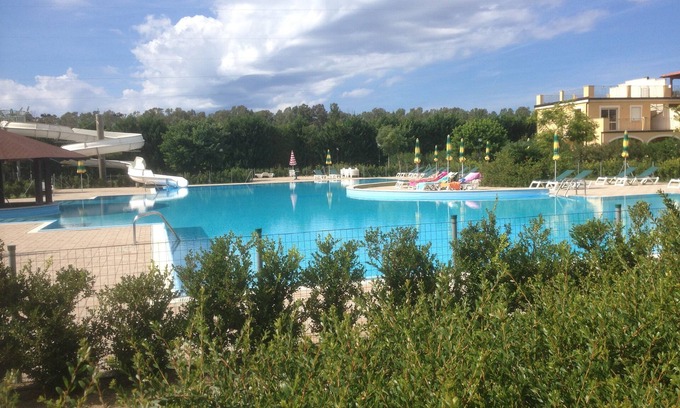 Pizzo Apartment | Spacious, modern ground floor apartment, private patio and garden, mosquito nets