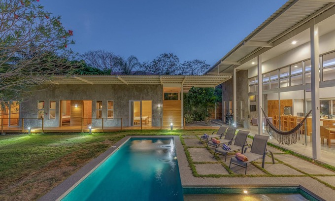 Playa Guiones Villa | Spacious Modern Home w/pool in gated community