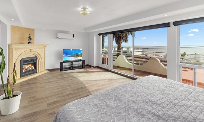 Playas De Tijuana House | Spacious Oceanview Villa – Near Rosarito, Gated, Patios, Fire Pit & BBQ!