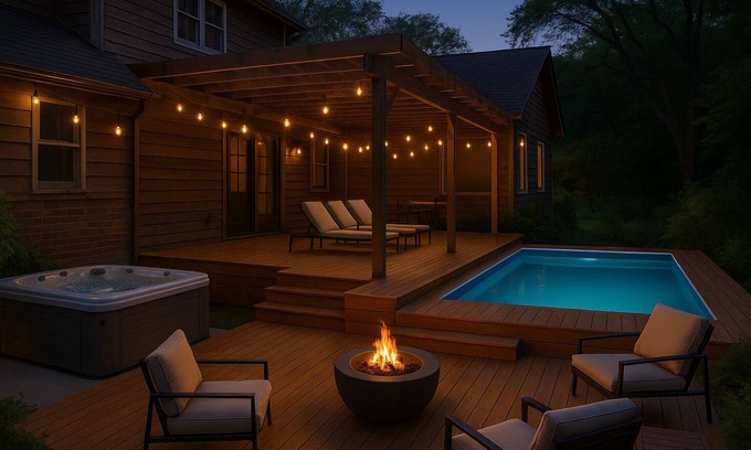 Blanchard House | Spacious Retreat Near Norman Hot Tub & Pool Close to OU & Riverwind Casino