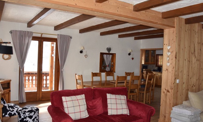 Pralognan-la-Vanoise Ski Chalet | Spacious Sunny Chalet, Ski-In/Ski-Out, Near Slopes, Stunning Terrace and Modern Amenities