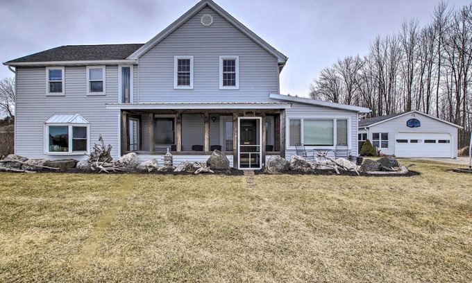 Sheboygan House | Spacious Sheboygan Home w/Grill & Fire Pit!