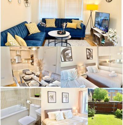 Reading House | Spacious & Stylish Stay - Perfect for Families & Contractors ! 3 Bedroom House in Reading upto 3 Free Parking !