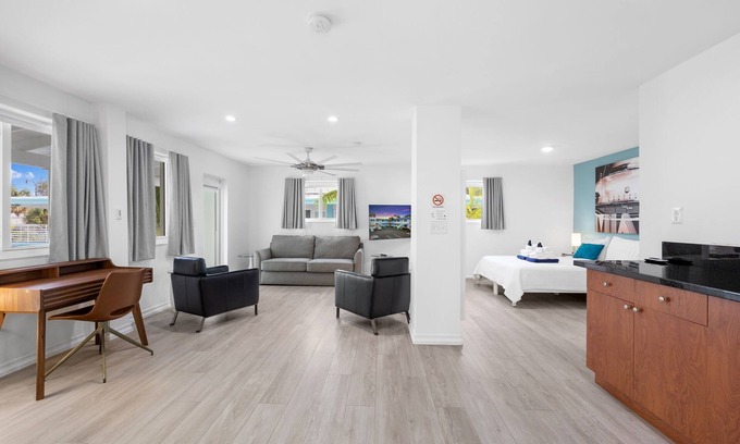 Northeast Miami Apartment | Spacious Suite at New Yorker Hotel - Pool, Free Parking, WiFi and Coffee!