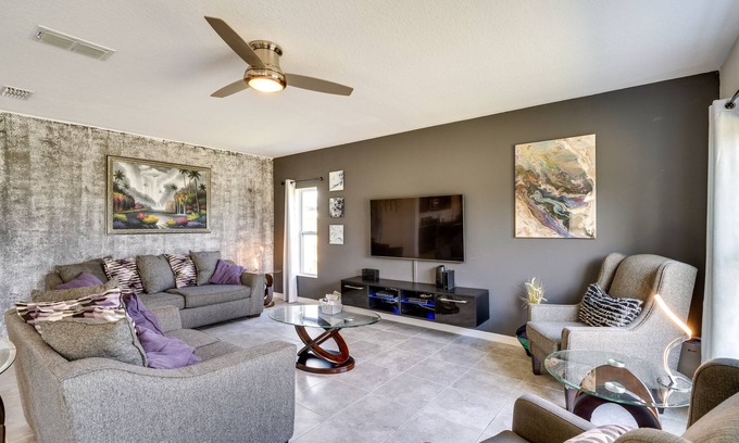Marbella House | Spacious Vacation Rental: 15 Mi to Disney World!