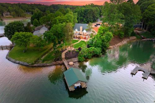 Sherrills Ford House | Spacious Waterfront Home on Lake Norman with Firepit Views and Dock Access