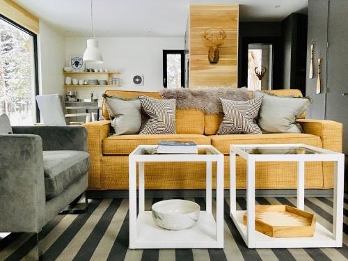 Lac Superieur Village Ski Chalet | Spahaus 7 Luxury Scandi Chalet, Hot Tub, EV Chrg