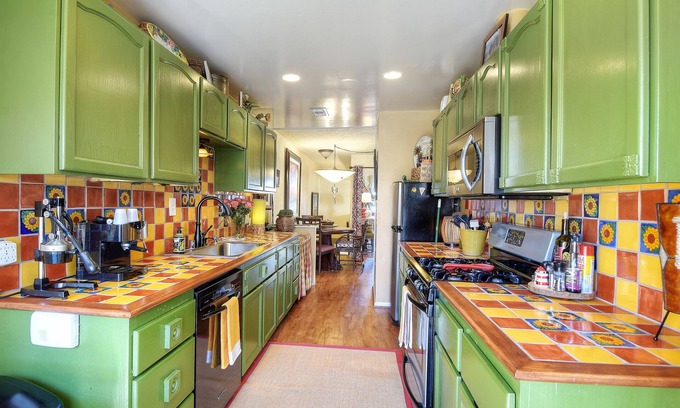 San Clemente House | Spanish-Style San Clemente Loft - King Bed, AC, Garage, Walk to North Beach