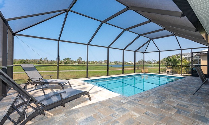 Cape Haze House | Spanish Villa with Pool overlooking golf course