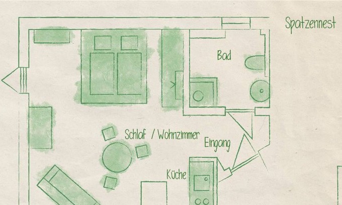 Graefenberg Apartment | Sparrow's Nest - GenussHof Pingold