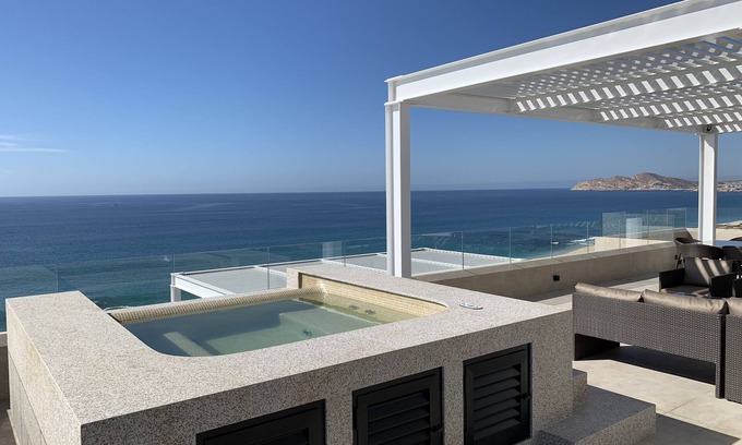 San Jose del Cabo Condo | Spectacular 3 bedroom PH condo with massive terrace and panoramic ocean views .