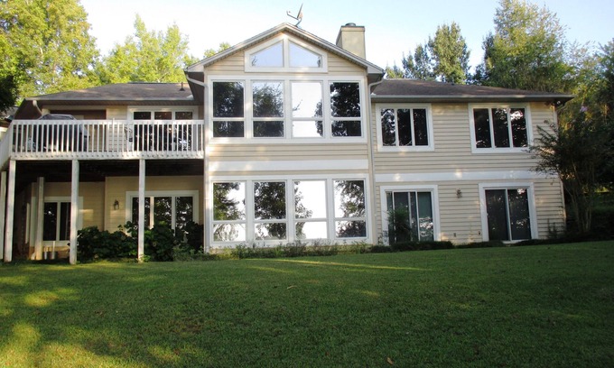 Seneca House | Spectacular lake home with dock and fire pit- room for all - good pets ok-