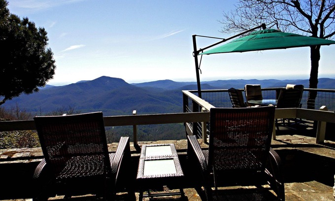 Cashiers House | Spectacular Panoramic Views from 4850 Ft., Best View/Most Unique Home in Area!
