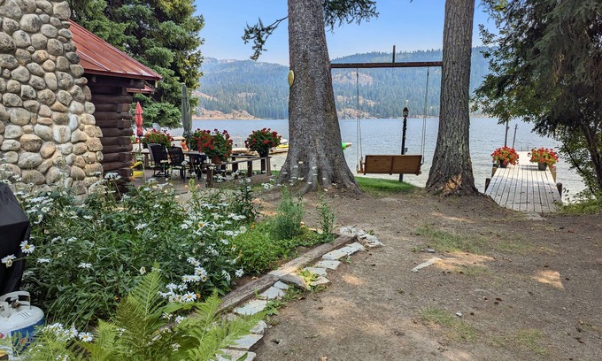McCall Cabin | Spectacular Quiet Getaway! Rustic Lakefront Cabin w/Private Dock & Sandy Beach